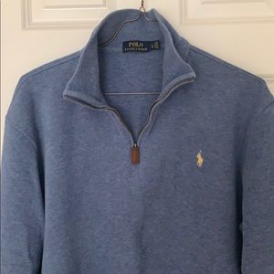 Men’s quarter zip pullover sweatshirt